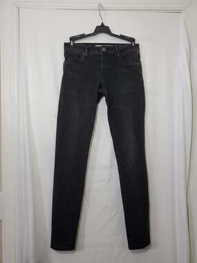 Burberry Brit Skinny Low-Rise Black Jeans Size W25
